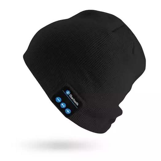 Beanie with Built In Wireless Bluetooth Headphones