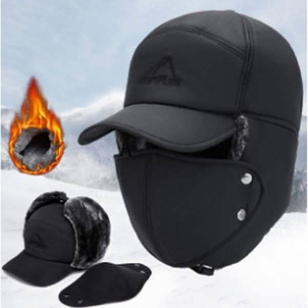 Men's Winter Thick Warm Casual Earmuffs Cap